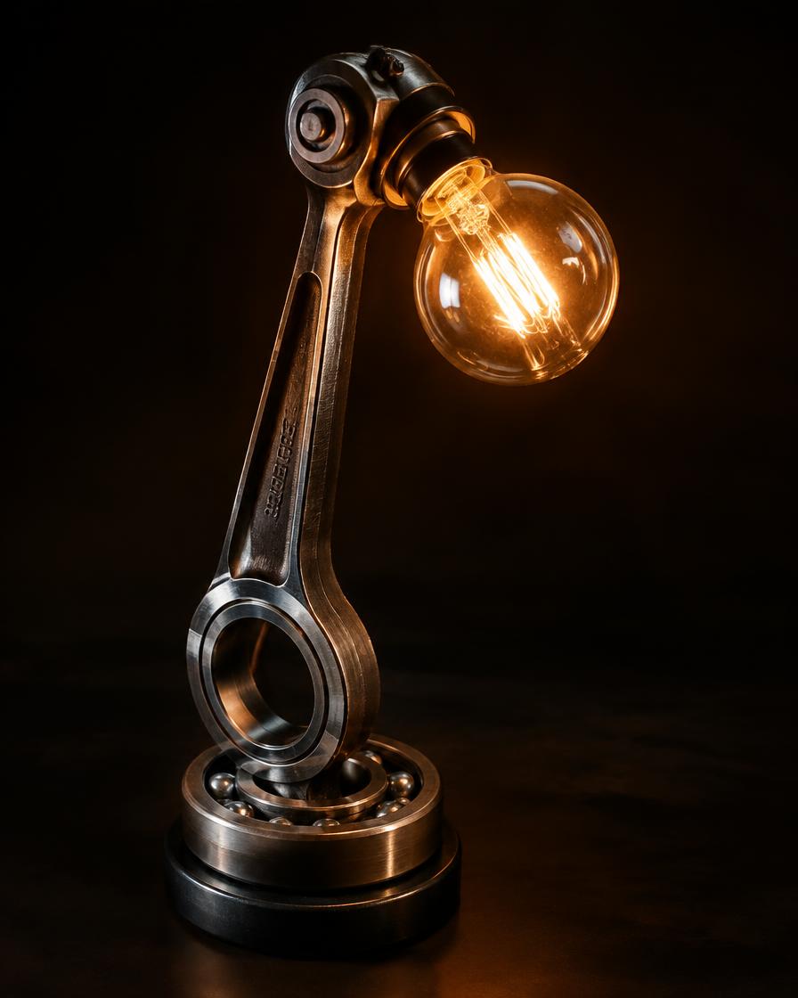 Helmet stand with a mechanical base